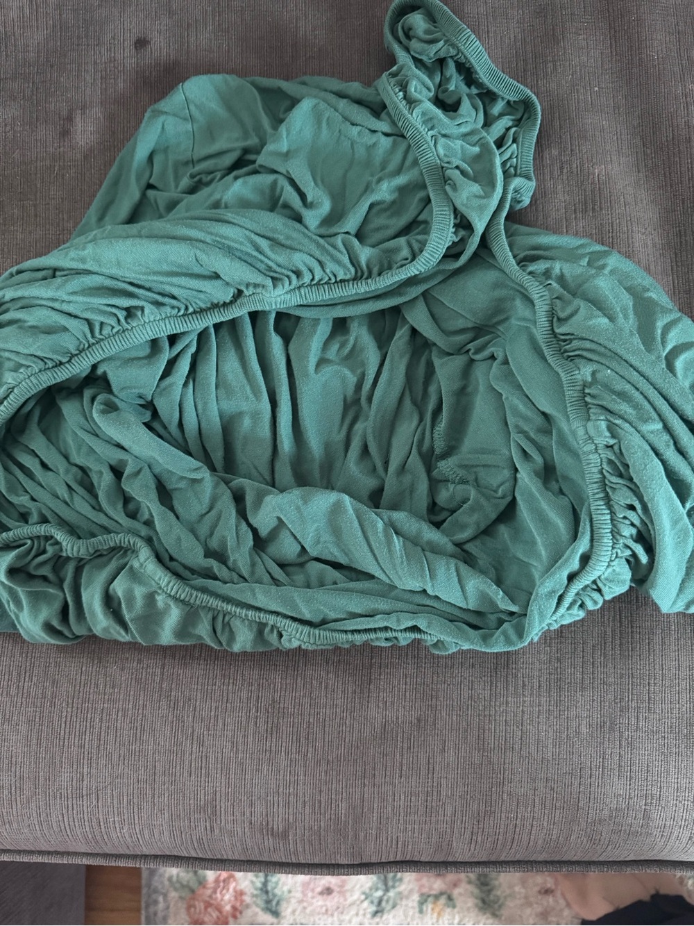 Kyte baby emerald crib sheet some wear but ok